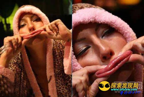 嘴最大的女人