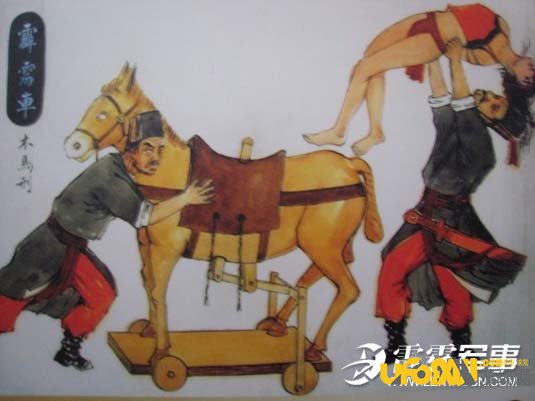 古代女子刑罚28种之椅木马图片