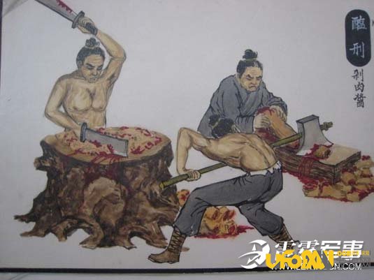 古代女子刑罚28种之椅木马图片