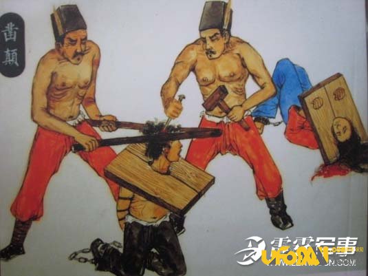 古代女子刑罚28种之椅木马图片