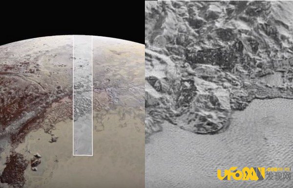 冥王星探测器在冥王星山顶发现“积雪”