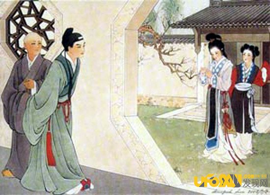 淫荡至极!公主与和尚通奸令驸马看门