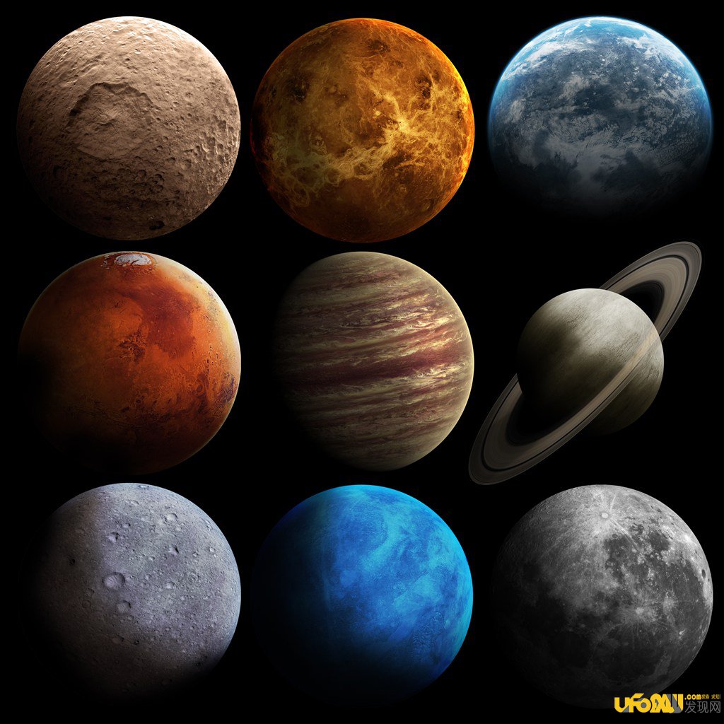 科学家发现太阳系九大行星
