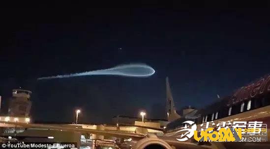 美国UFO事件:美国客机险与UFO相撞