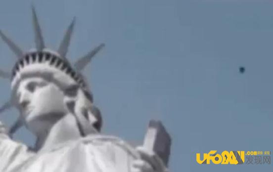 美国ufo事件越来越嚣张:竟公开飞过自由女神像