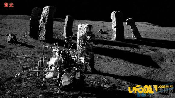专家称外星人就在月球背面:月球现外星人基地天线