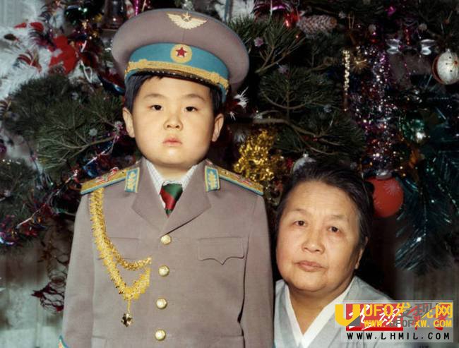 金正恩小时候的照片