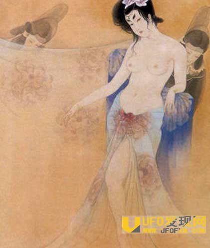 杨贵妃给安绿山喂奶资料图