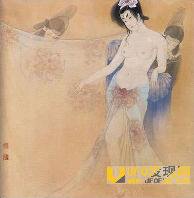 杨贵妃与安禄山洗澡图